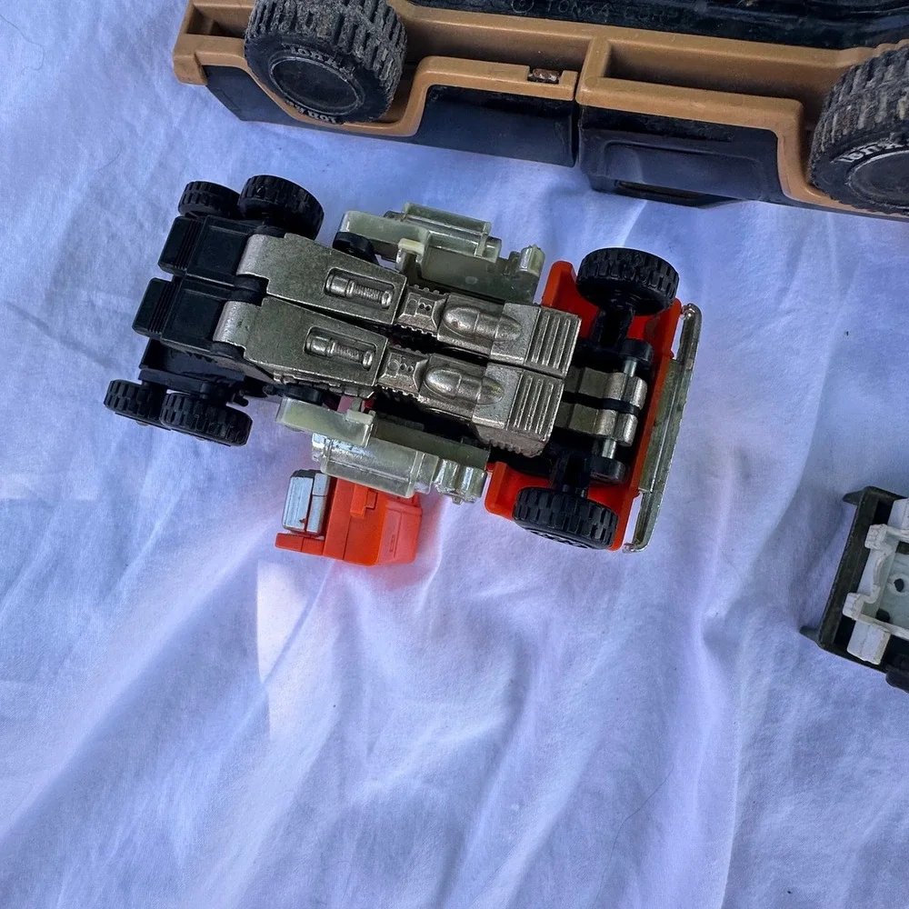 Vintage Toy Vehicle Lot Kids Tonka Fair Retro Diecast Trucks Buggy Nostalgia